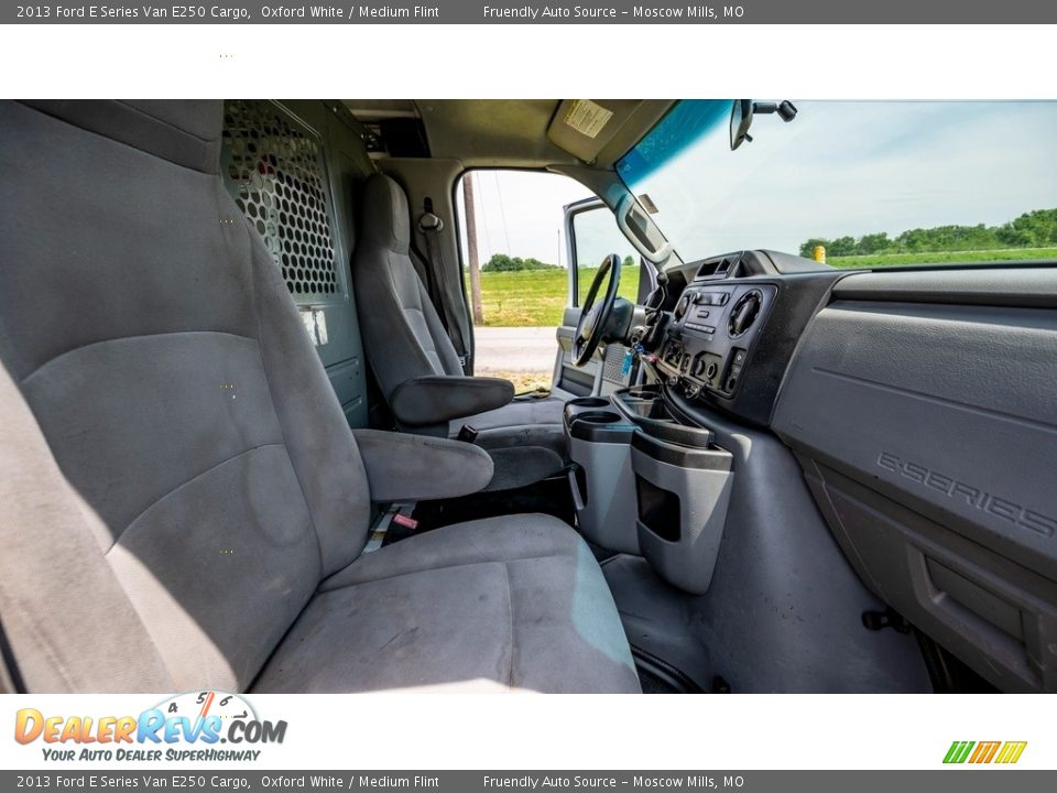 2013 Ford E Series Van E250 Cargo Oxford White / Medium Flint Photo #25