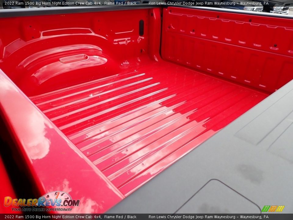 2022 Ram 1500 Big Horn Night Edition Crew Cab 4x4 Flame Red / Black Photo #13