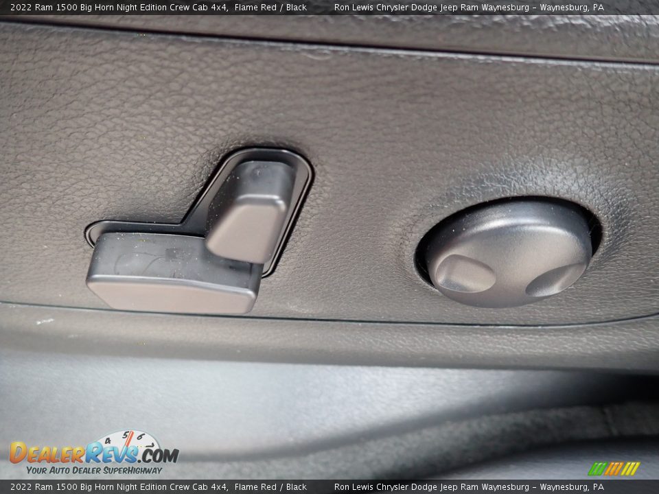 2022 Ram 1500 Big Horn Night Edition Crew Cab 4x4 Flame Red / Black Photo #16