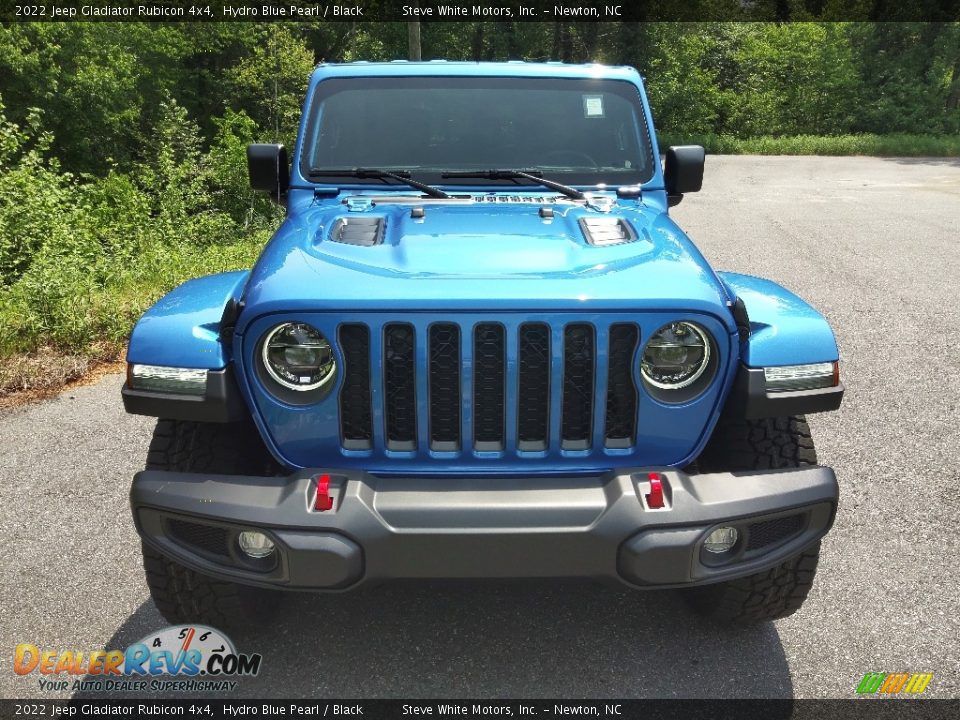 2022 Jeep Gladiator Rubicon 4x4 Hydro Blue Pearl / Black Photo #3