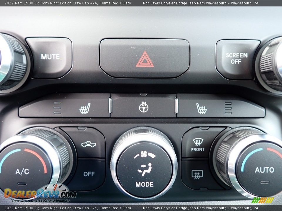 2022 Ram 1500 Big Horn Night Edition Crew Cab 4x4 Flame Red / Black Photo #18