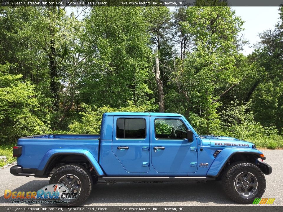 Hydro Blue Pearl 2022 Jeep Gladiator Rubicon 4x4 Photo #5