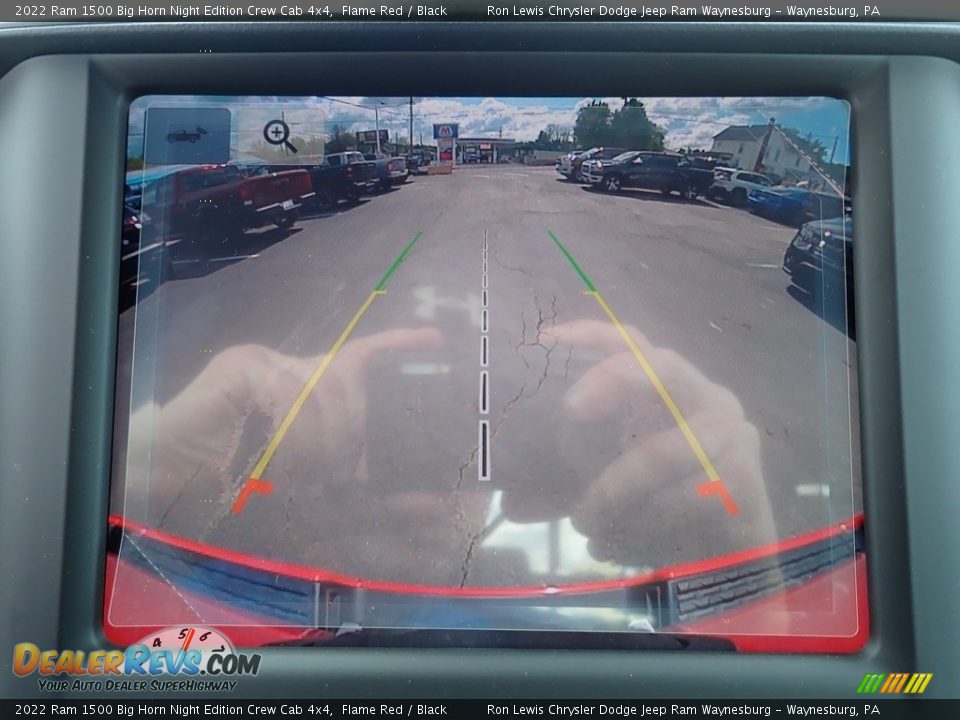 2022 Ram 1500 Big Horn Night Edition Crew Cab 4x4 Flame Red / Black Photo #19