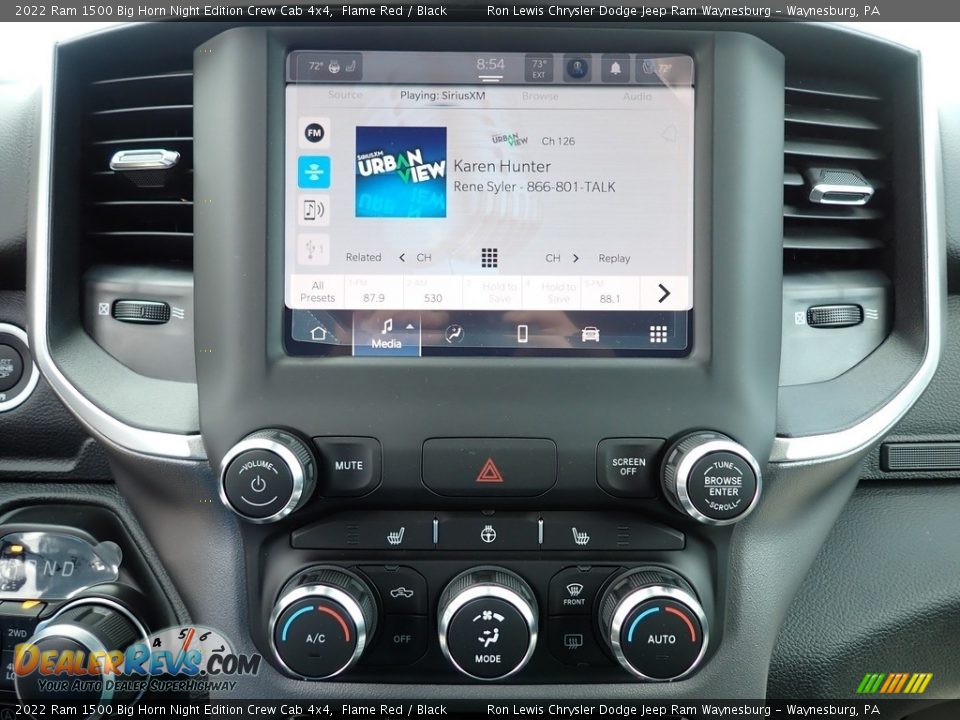 2022 Ram 1500 Big Horn Night Edition Crew Cab 4x4 Flame Red / Black Photo #20