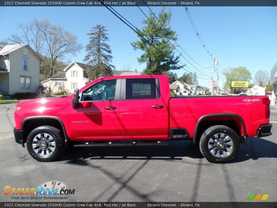 Red Hot 2022 Chevrolet Silverado 2500HD Custom Crew Cab 4x4 Photo #11