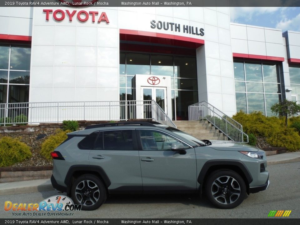 2019 Toyota RAV4 Adventure AWD Lunar Rock / Mocha Photo #2