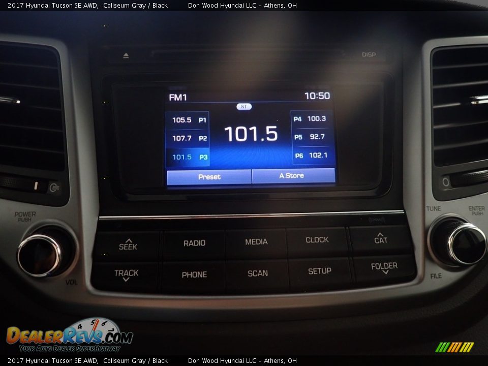 2017 Hyundai Tucson SE AWD Coliseum Gray / Black Photo #26