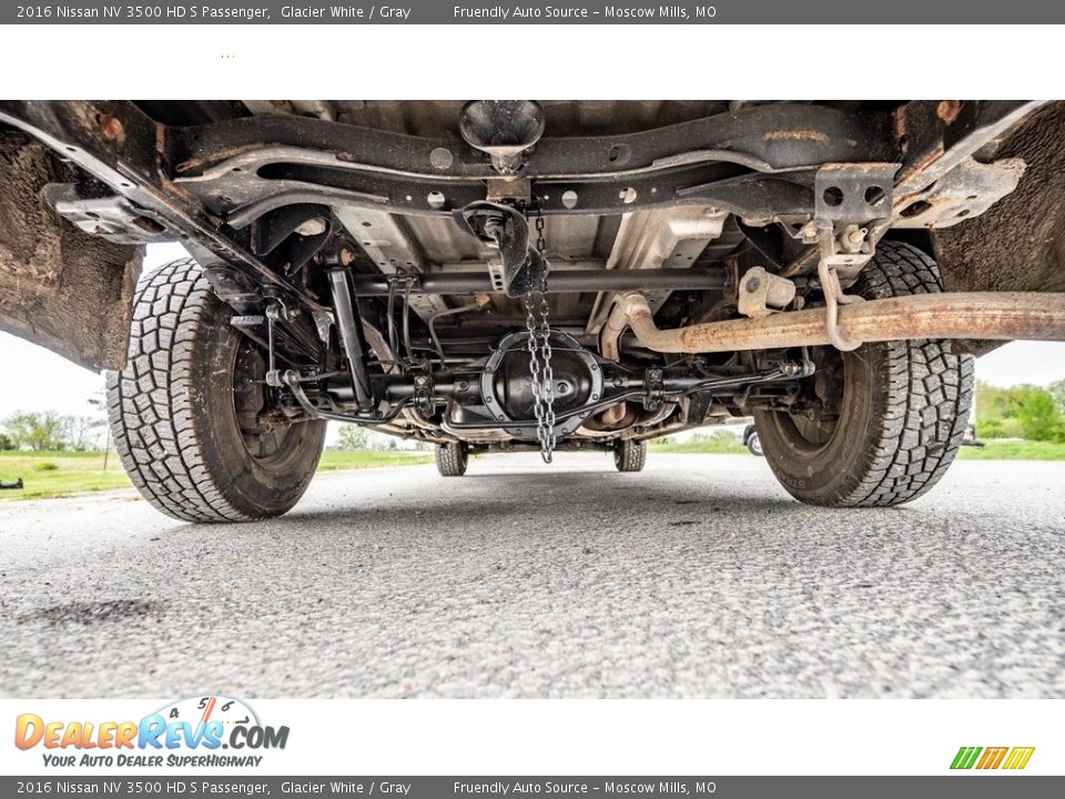 Undercarriage of 2016 Nissan NV 3500 HD S Passenger Photo #13