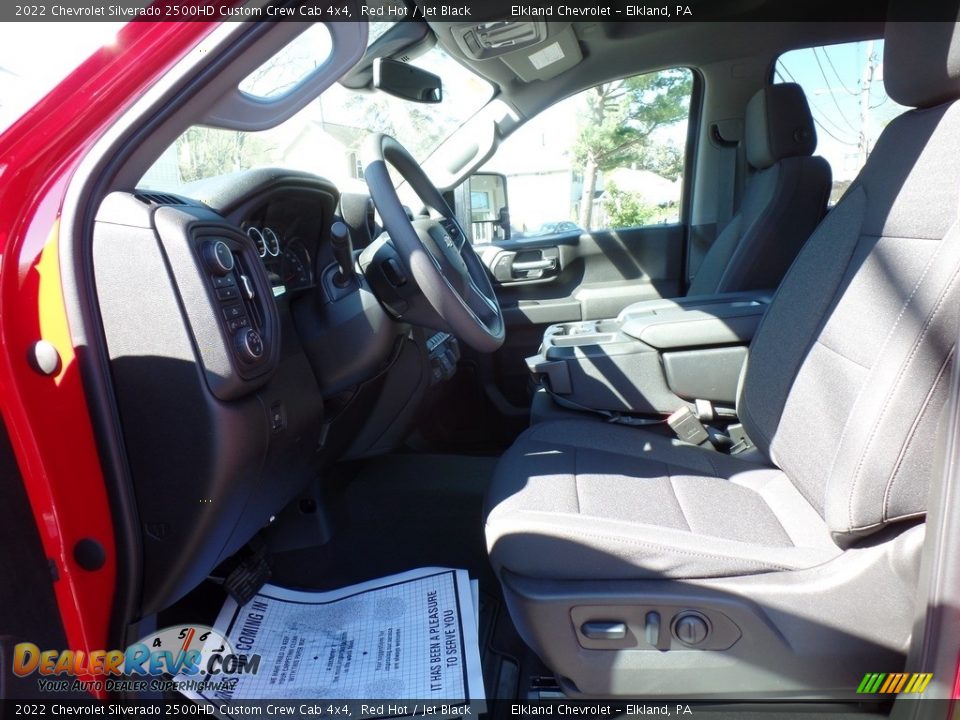 2022 Chevrolet Silverado 2500HD Custom Crew Cab 4x4 Red Hot / Jet Black Photo #22