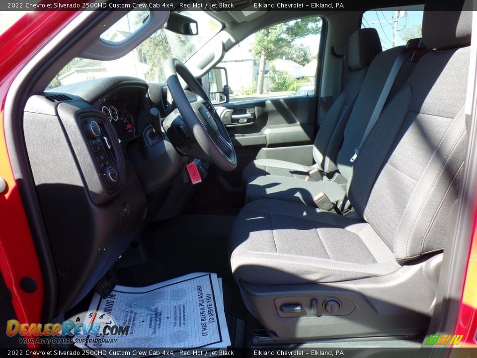 Jet Black Interior - 2022 Chevrolet Silverado 2500HD Custom Crew Cab 4x4 Photo #23