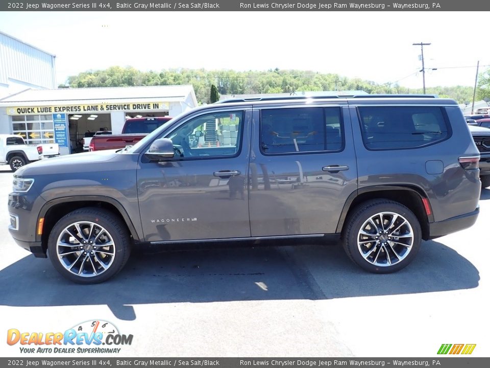 2022 Jeep Wagoneer Series III 4x4 Baltic Gray Metallic / Sea Salt/Black Photo #2