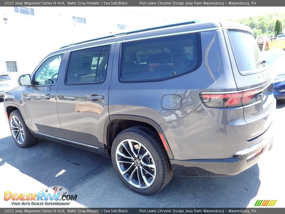 2022 Jeep Wagoneer Series III 4x4 Baltic Gray Metallic / Sea Salt/Black Photo #3