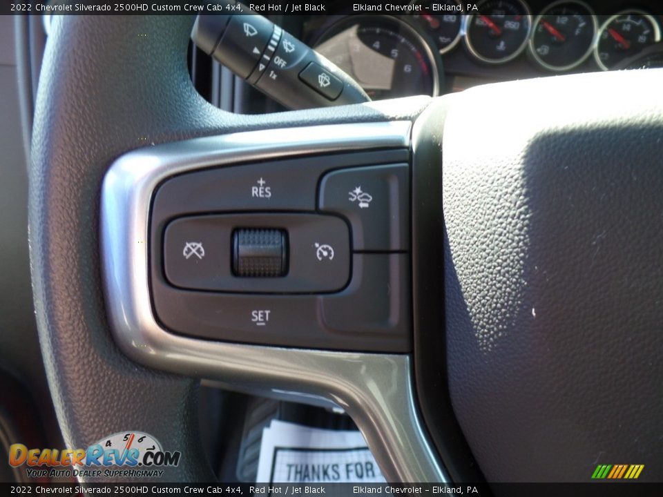 2022 Chevrolet Silverado 2500HD Custom Crew Cab 4x4 Steering Wheel Photo #28