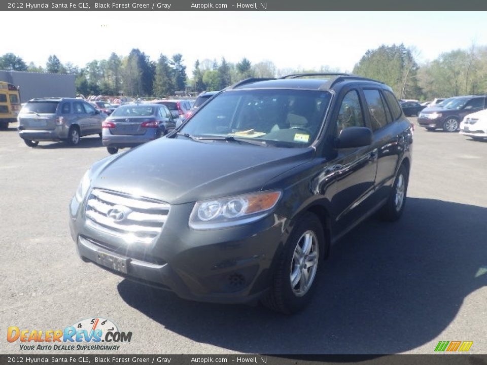 2012 Hyundai Santa Fe GLS Black Forest Green / Gray Photo #1