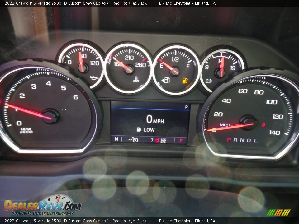 2022 Chevrolet Silverado 2500HD Custom Crew Cab 4x4 Gauges Photo #31