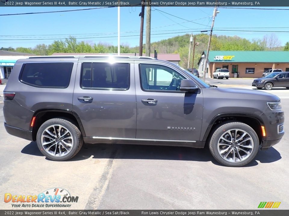 2022 Jeep Wagoneer Series III 4x4 Baltic Gray Metallic / Sea Salt/Black Photo #7