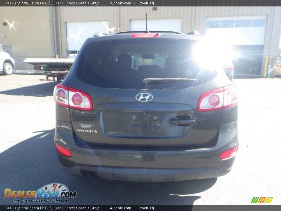 2012 Hyundai Santa Fe GLS Black Forest Green / Gray Photo #5