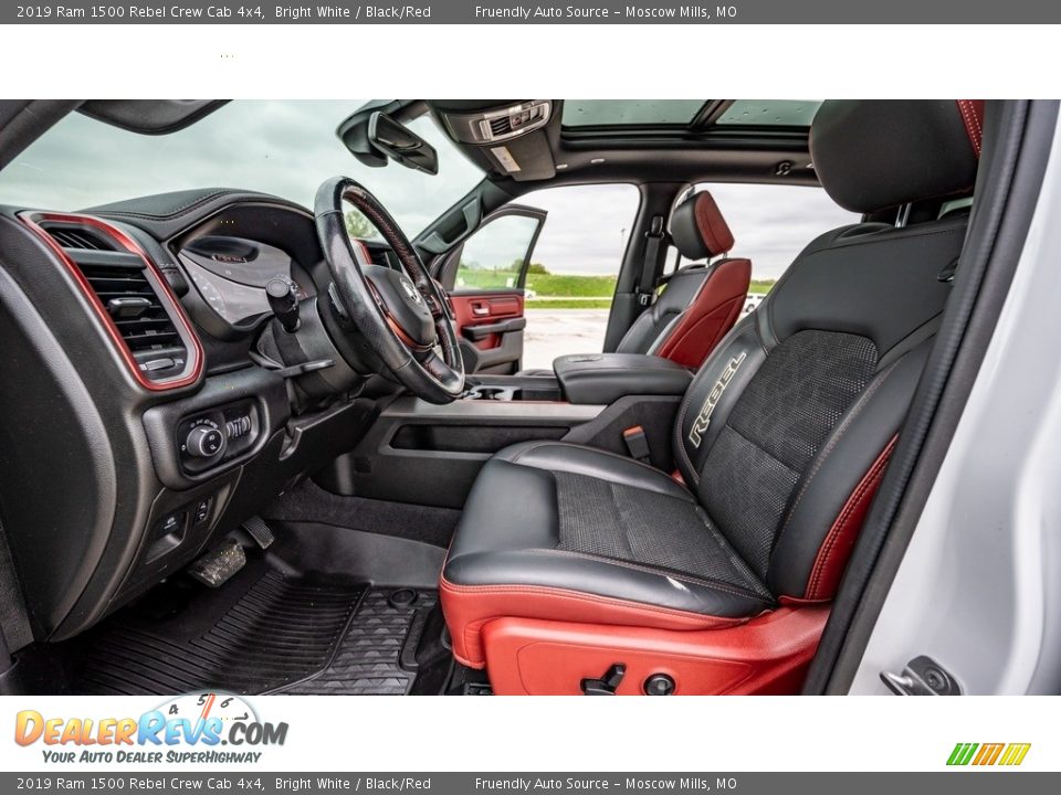 Front Seat of 2019 Ram 1500 Rebel Crew Cab 4x4 Photo #5