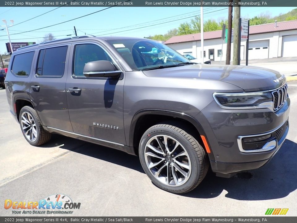 2022 Jeep Wagoneer Series III 4x4 Baltic Gray Metallic / Sea Salt/Black Photo #8