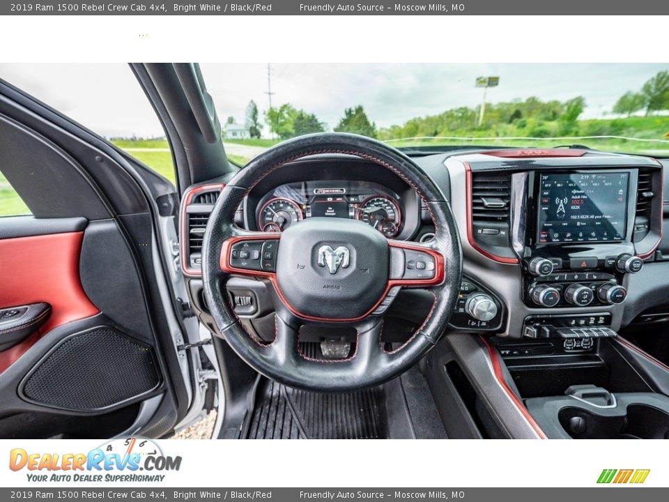 Dashboard of 2019 Ram 1500 Rebel Crew Cab 4x4 Photo #8