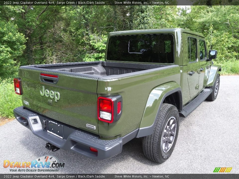 2022 Jeep Gladiator Overland 4x4 Sarge Green / Black/Dark Saddle Photo #6