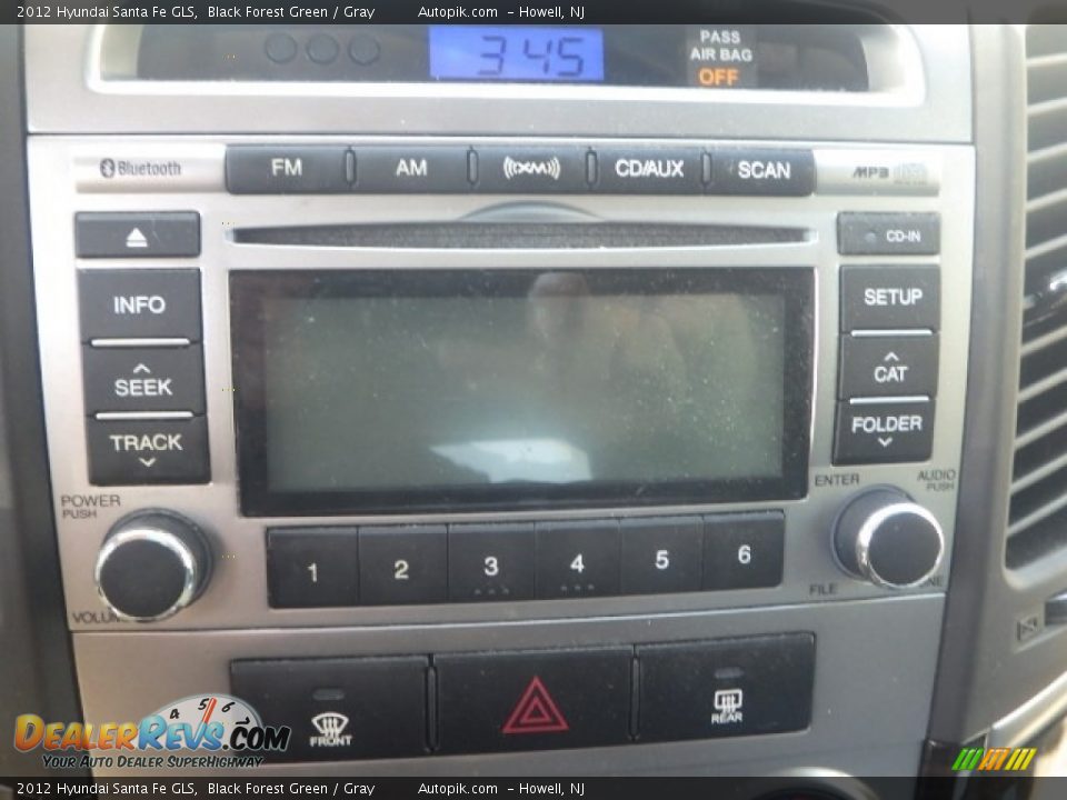 2012 Hyundai Santa Fe GLS Black Forest Green / Gray Photo #12