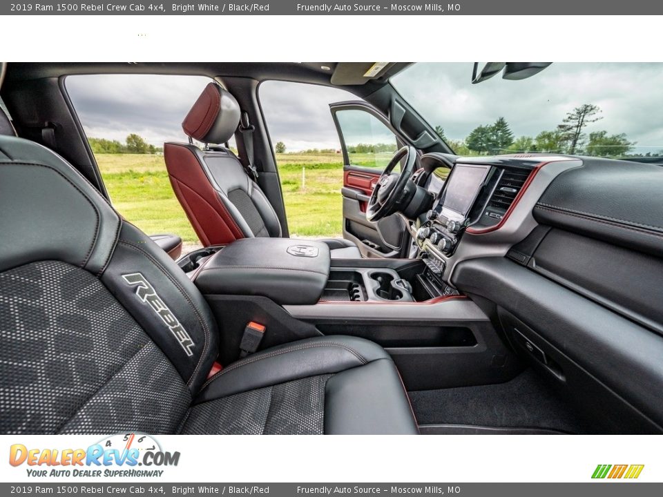 Front Seat of 2019 Ram 1500 Rebel Crew Cab 4x4 Photo #12