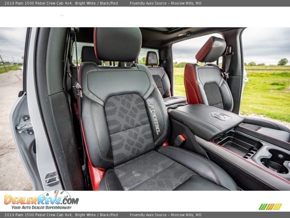 Front Seat of 2019 Ram 1500 Rebel Crew Cab 4x4 Photo #13