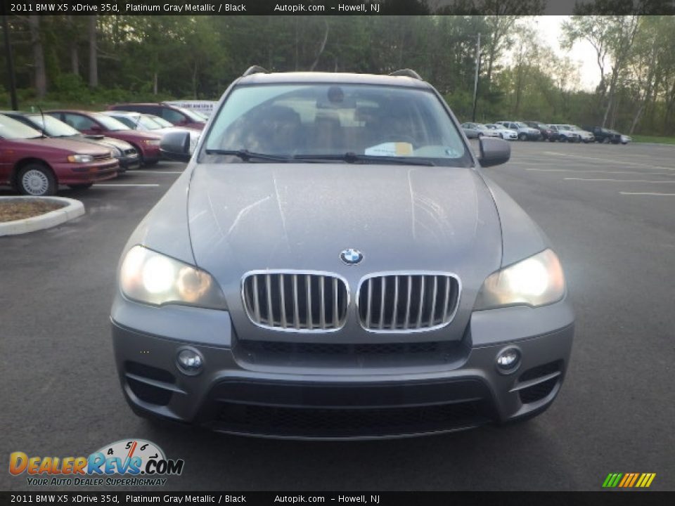 2011 BMW X5 xDrive 35d Platinum Gray Metallic / Black Photo #2