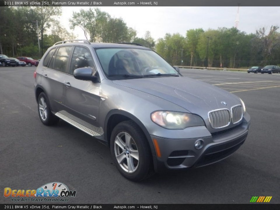 2011 BMW X5 xDrive 35d Platinum Gray Metallic / Black Photo #3