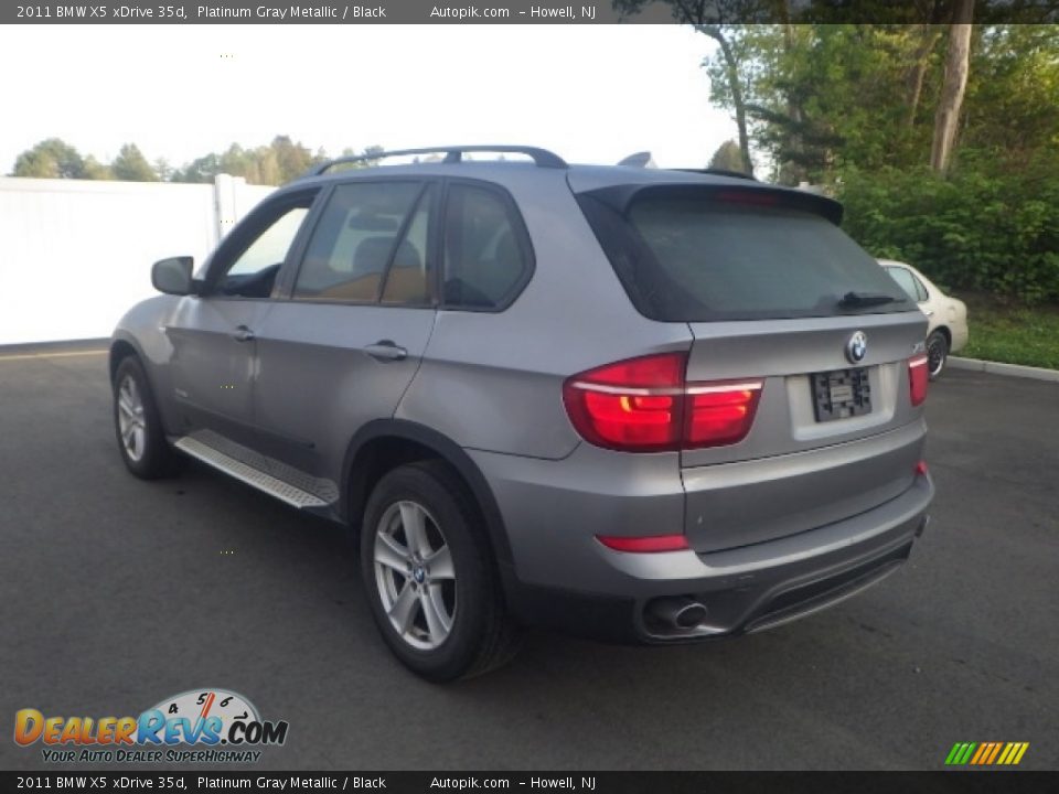 2011 BMW X5 xDrive 35d Platinum Gray Metallic / Black Photo #4