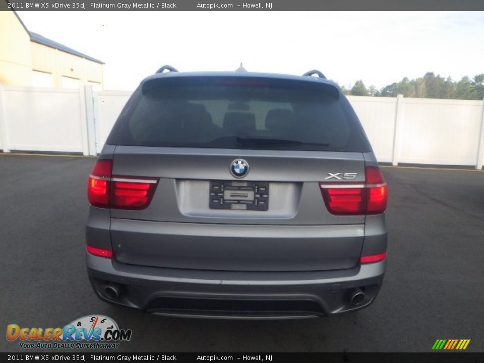 2011 BMW X5 xDrive 35d Platinum Gray Metallic / Black Photo #5