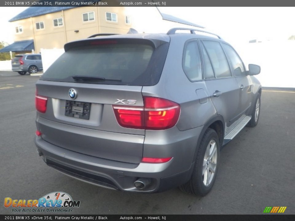 2011 BMW X5 xDrive 35d Platinum Gray Metallic / Black Photo #6