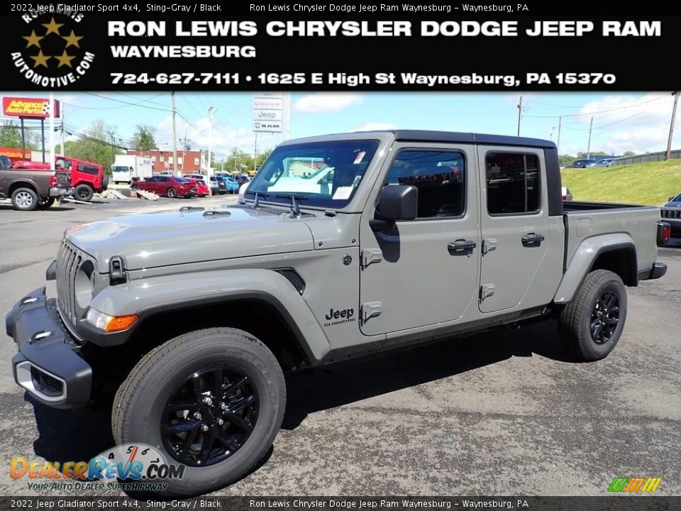 2022 Jeep Gladiator Sport 4x4 Sting-Gray / Black Photo #1