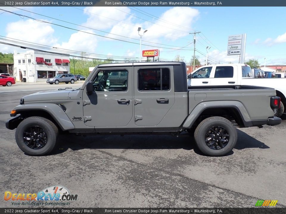 2022 Jeep Gladiator Sport 4x4 Sting-Gray / Black Photo #2