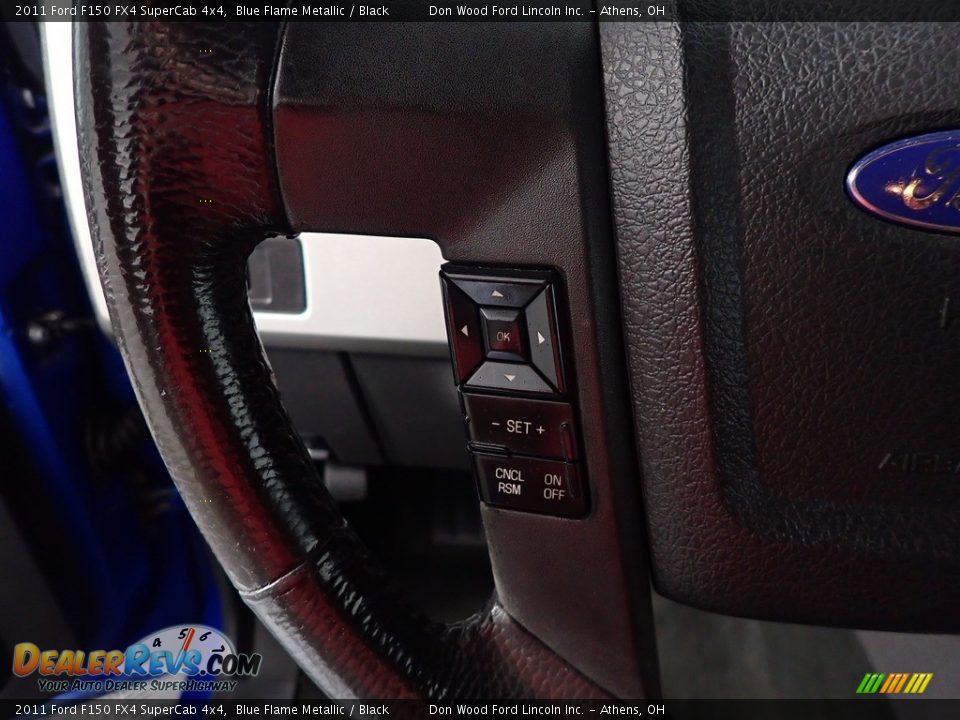2011 Ford F150 FX4 SuperCab 4x4 Blue Flame Metallic / Black Photo #28