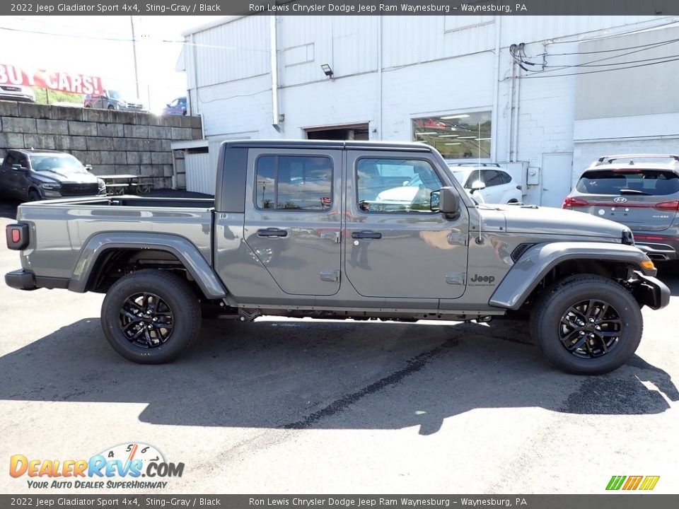 2022 Jeep Gladiator Sport 4x4 Sting-Gray / Black Photo #6