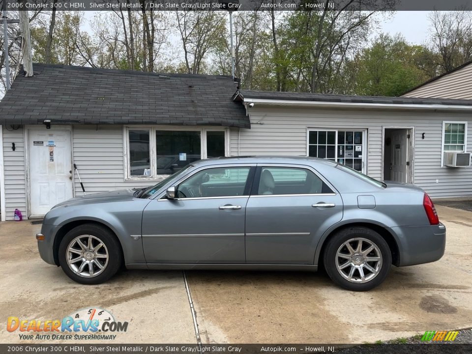 2006 Chrysler 300 C HEMI Silver Steel Metallic / Dark Slate Gray/Light Slate Gray Photo #5