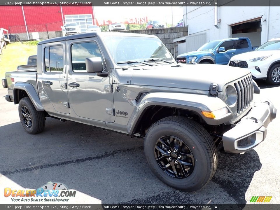 2022 Jeep Gladiator Sport 4x4 Sting-Gray / Black Photo #7