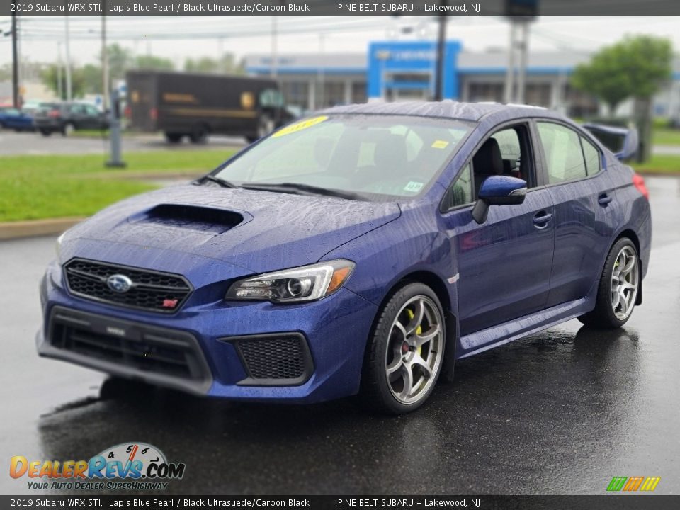 2019 Subaru WRX STI Lapis Blue Pearl / Black Ultrasuede/Carbon Black Photo #1