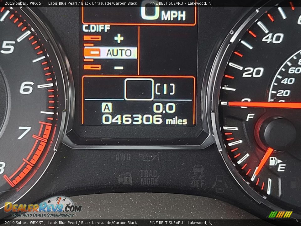 2019 Subaru WRX STI Gauges Photo #3