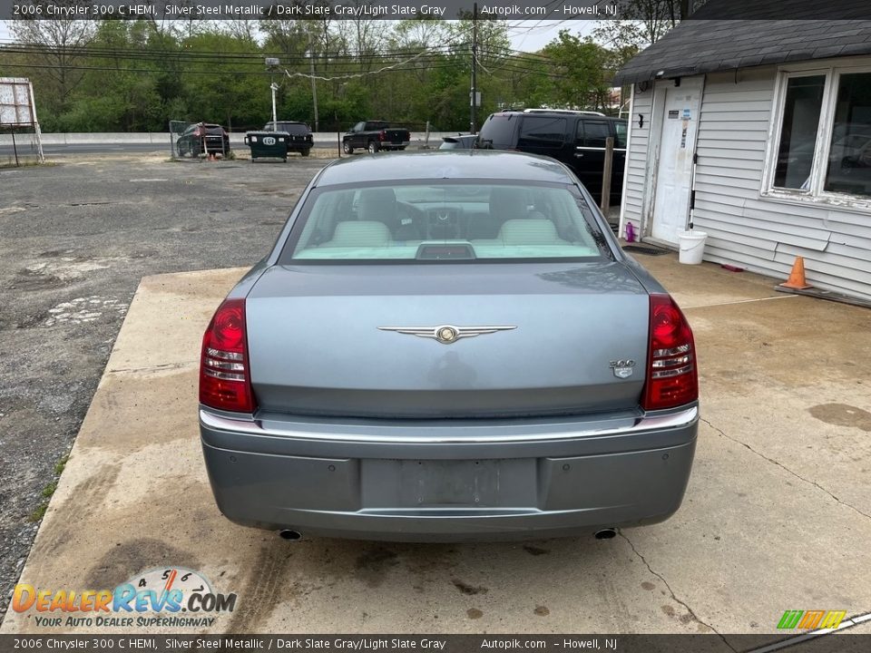 2006 Chrysler 300 C HEMI Silver Steel Metallic / Dark Slate Gray/Light Slate Gray Photo #8