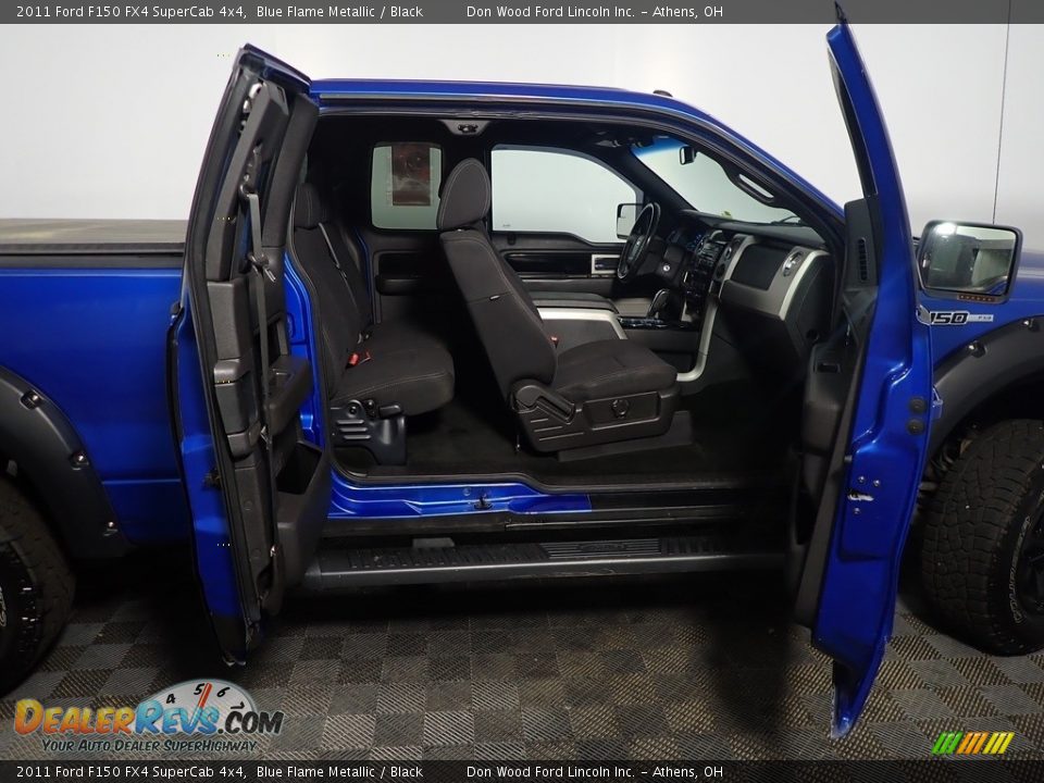 2011 Ford F150 FX4 SuperCab 4x4 Blue Flame Metallic / Black Photo #36