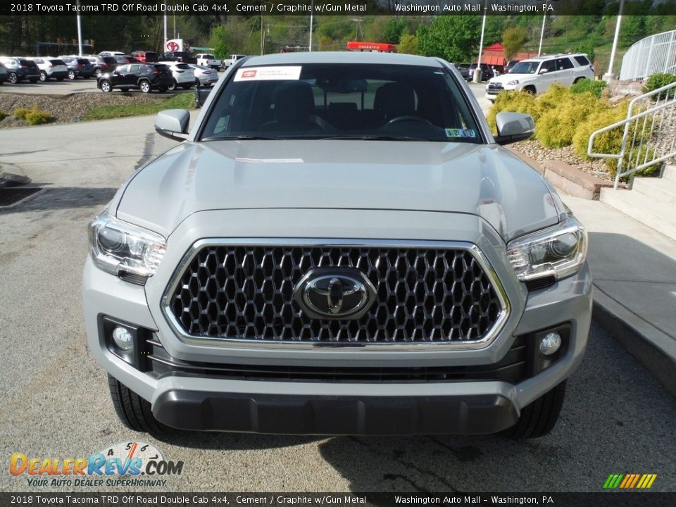 2018 Toyota Tacoma TRD Off Road Double Cab 4x4 Cement / Graphite w/Gun Metal Photo #13