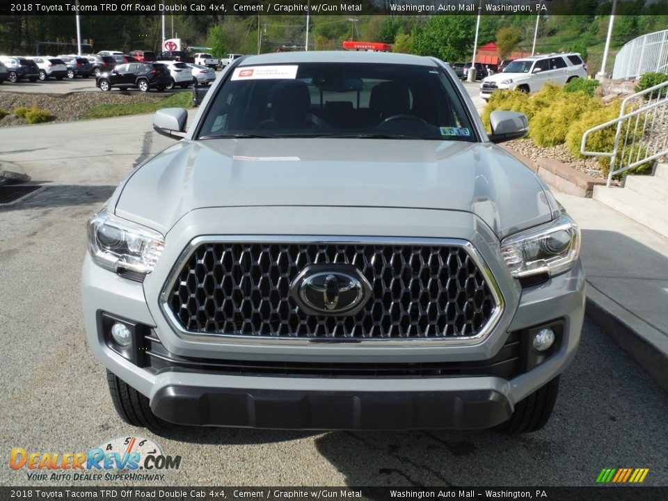 2018 Toyota Tacoma TRD Off Road Double Cab 4x4 Cement / Graphite w/Gun Metal Photo #13