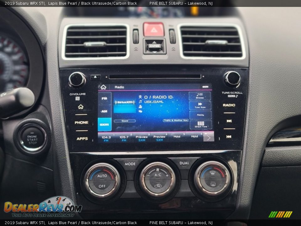 Controls of 2019 Subaru WRX STI Photo #7