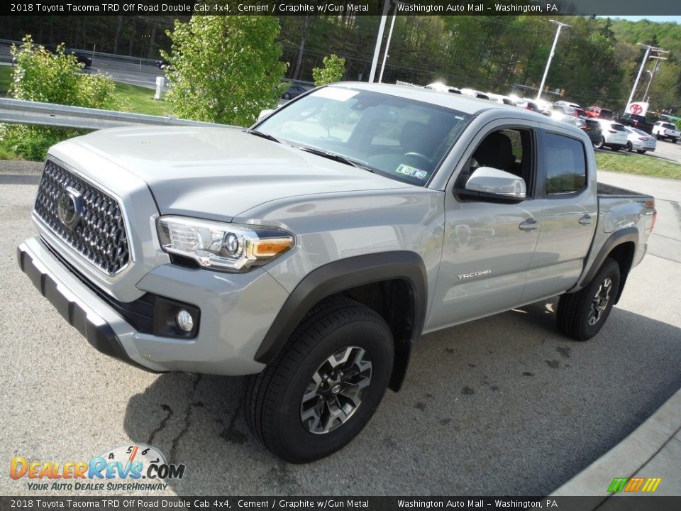 2018 Toyota Tacoma TRD Off Road Double Cab 4x4 Cement / Graphite w/Gun Metal Photo #14