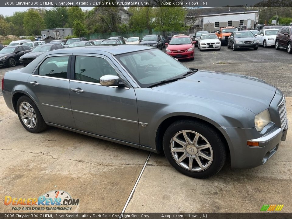 2006 Chrysler 300 C HEMI Silver Steel Metallic / Dark Slate Gray/Light Slate Gray Photo #12