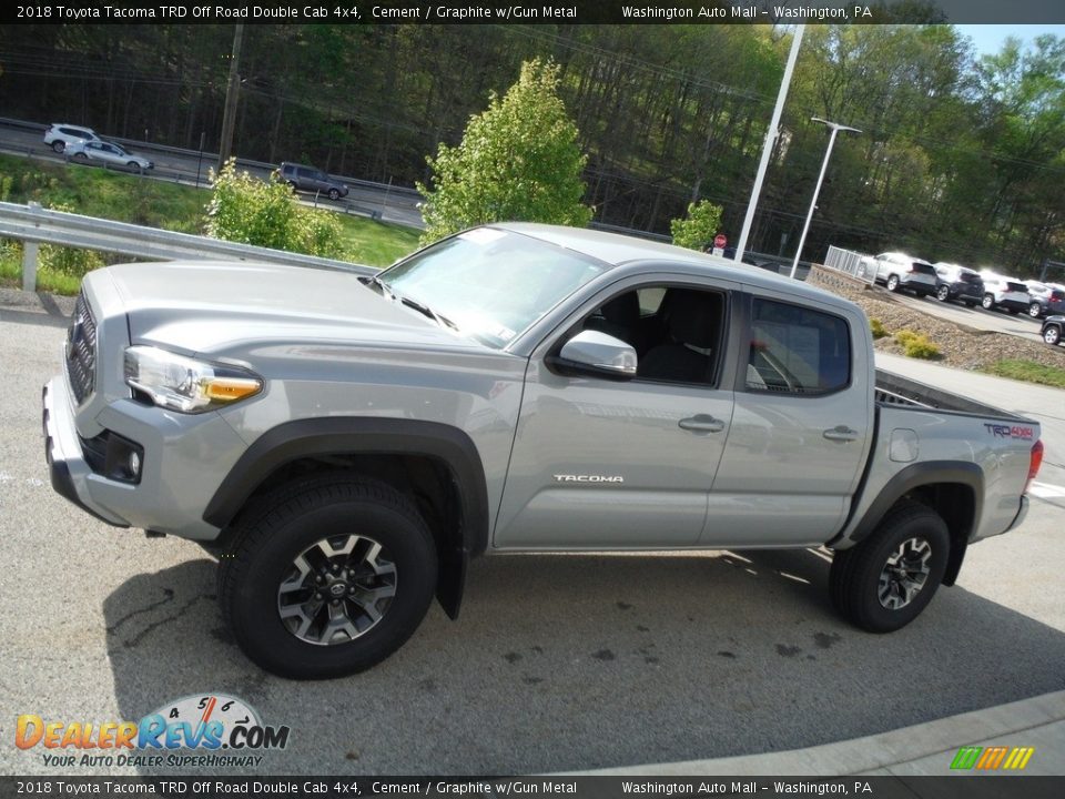 2018 Toyota Tacoma TRD Off Road Double Cab 4x4 Cement / Graphite w/Gun Metal Photo #15