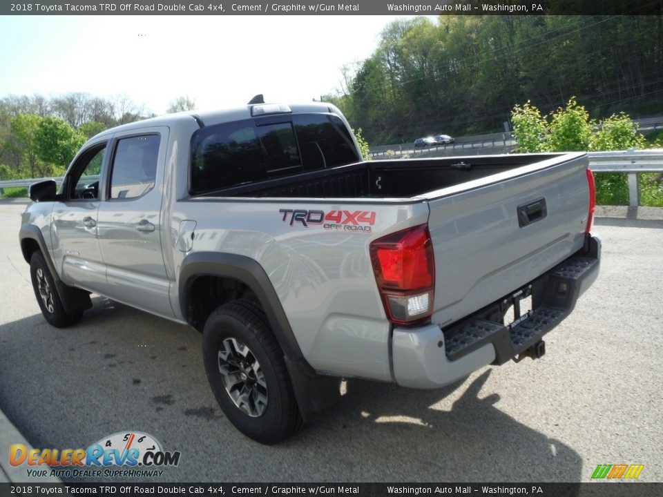 2018 Toyota Tacoma TRD Off Road Double Cab 4x4 Cement / Graphite w/Gun Metal Photo #16